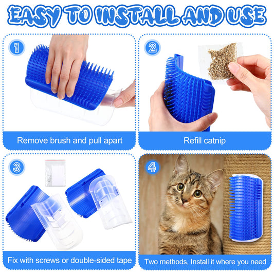 Cat Self Groomer - Blue