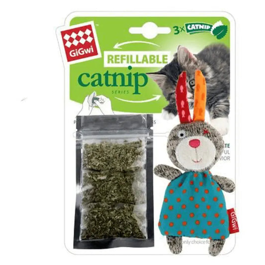 Refillable Catnip Characters – Rabbit